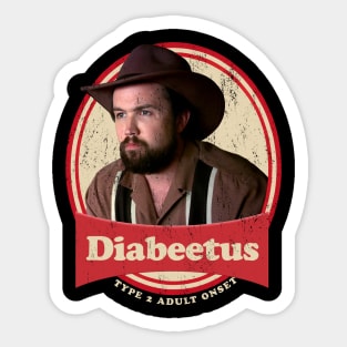 Diabeetus Rustic Edition Sticker